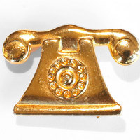 Telephone-brooch